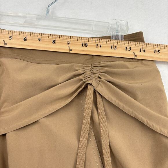 Athleta Wherever Skort Size 4 Tan Khaki A-Line Skirt Built In Shorts Stretch - Picture 9 of 12